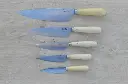 Couteau de cuisine 13cm en acier carbone et buis