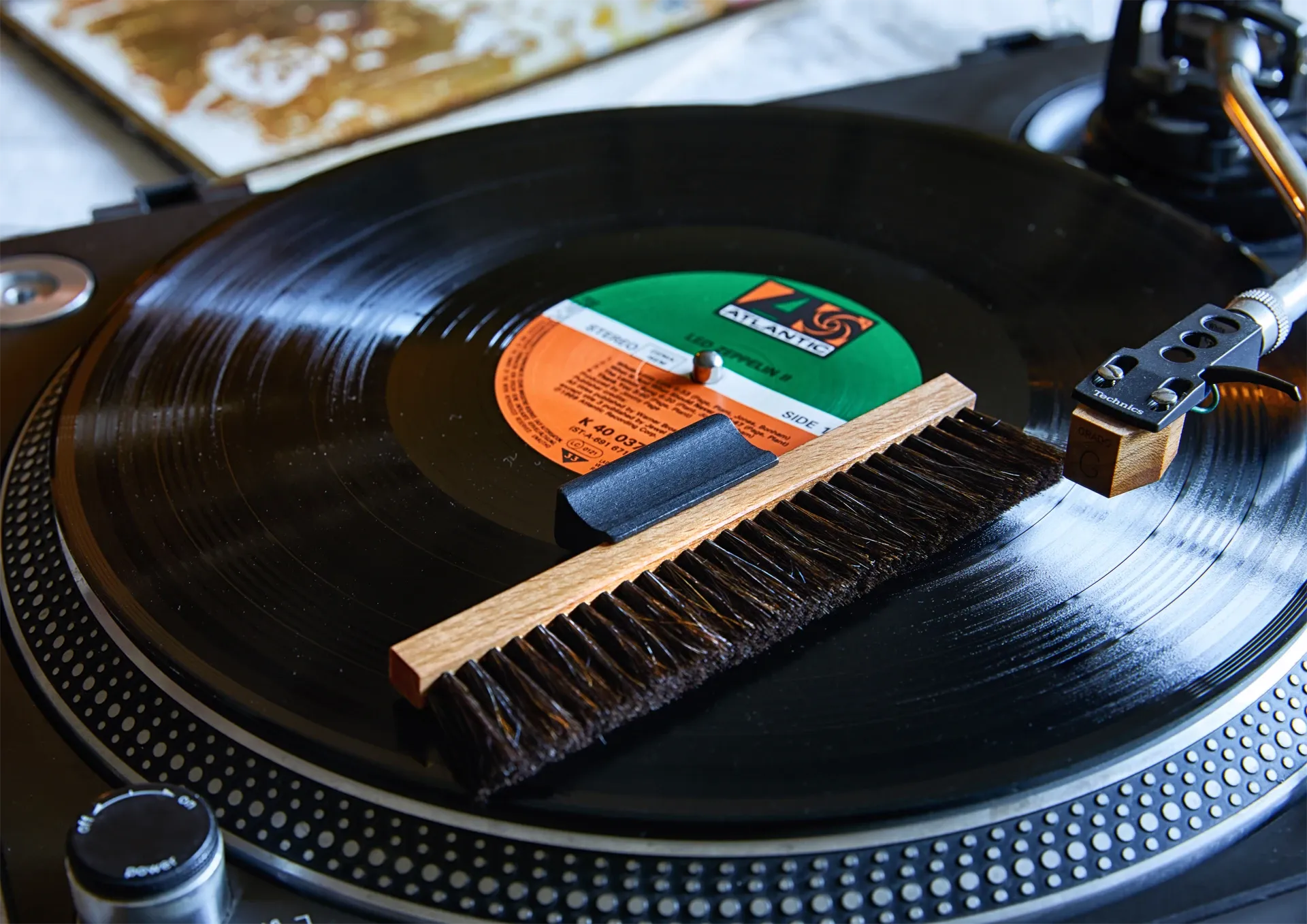 Brosse à disques vinyles