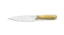 Carbon steel and boxwood kitchen knife 16cm