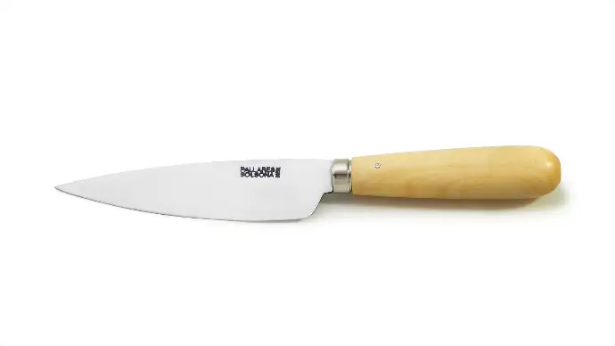 Feuille de sauge 11cm en acier carbone et buis