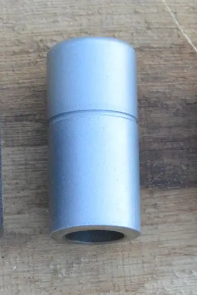Replacement silver cap for Fux peening jig