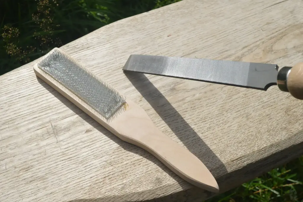 File-cleaning brush