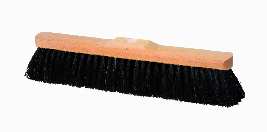 Long indoor broom without handle