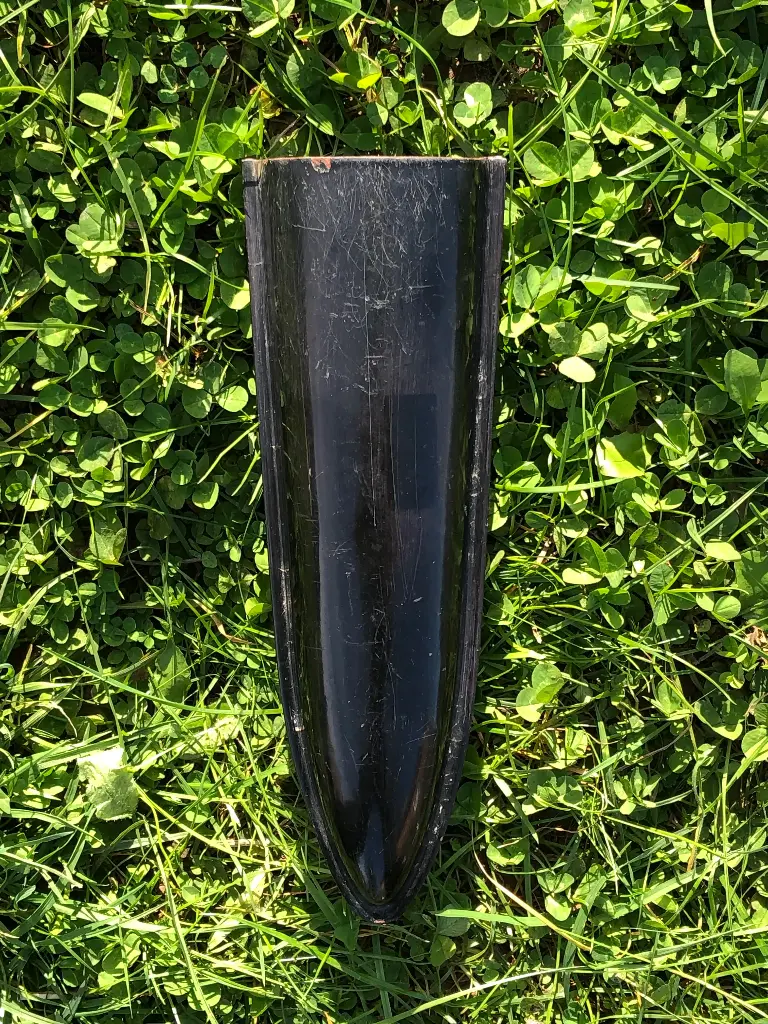 Old iron whetstone holder