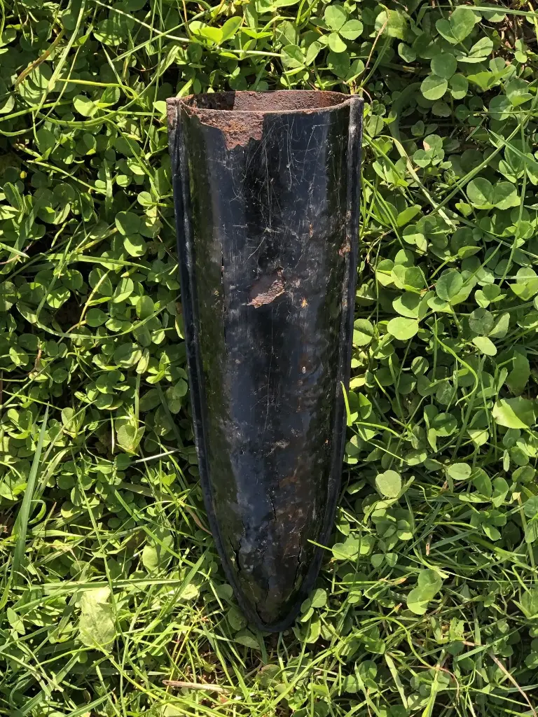 Coffin en fer ancien