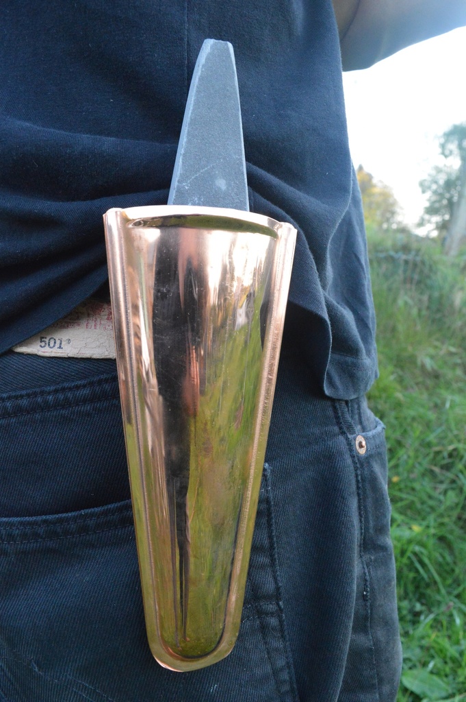 Copper whetstone holder