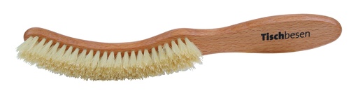 Curved table brush