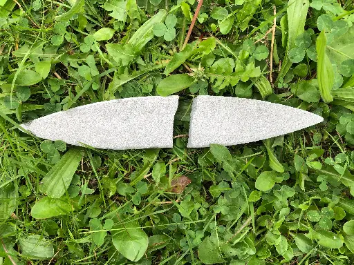 Natural Italian whetstone with coarse grain, the Bergamasca, to re-glue